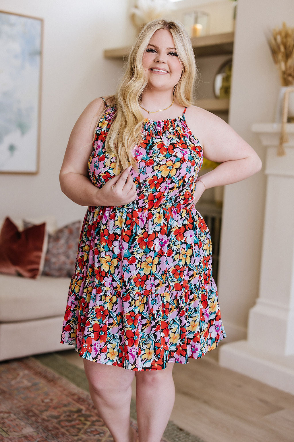 My Side of the Story Floral Dress - The Beauty Alley Boutique Inc